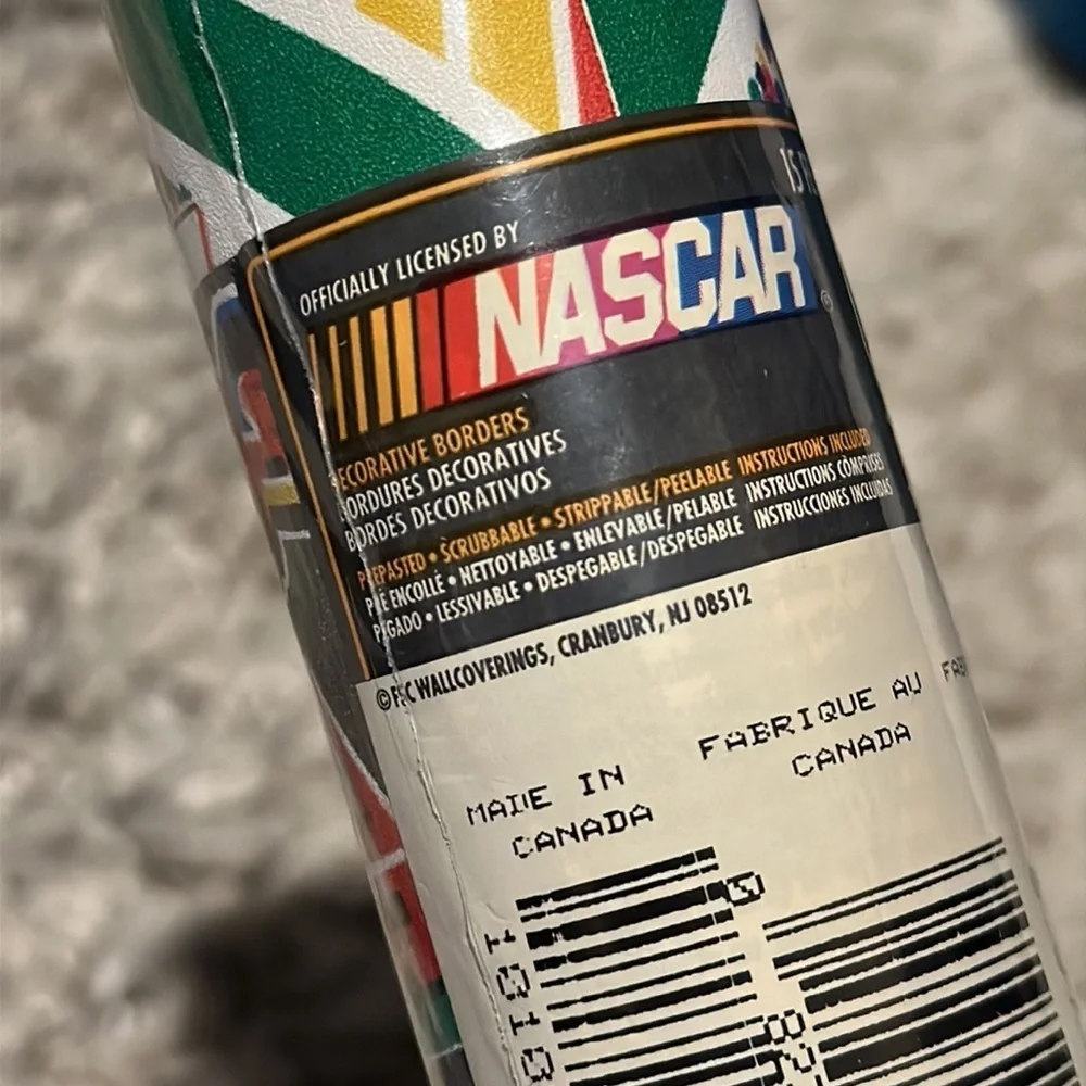 NASCAR Border Wallpaper NEW Vintage Retro wall paper